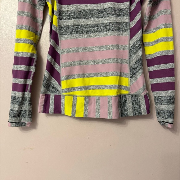 Lululemon Race Your Pace Long Sleeve Triplet Twin Stripe Women Size 4 - Picture 5 of 10